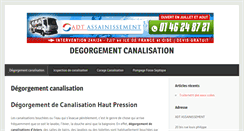 Desktop Screenshot of degorgement-canalisation.com