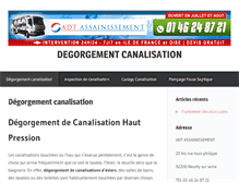 Tablet Screenshot of degorgement-canalisation.com